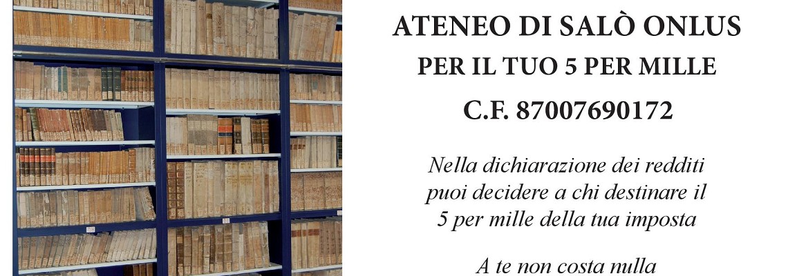 5 per mille all'Ateneo di Sal&ograve;
